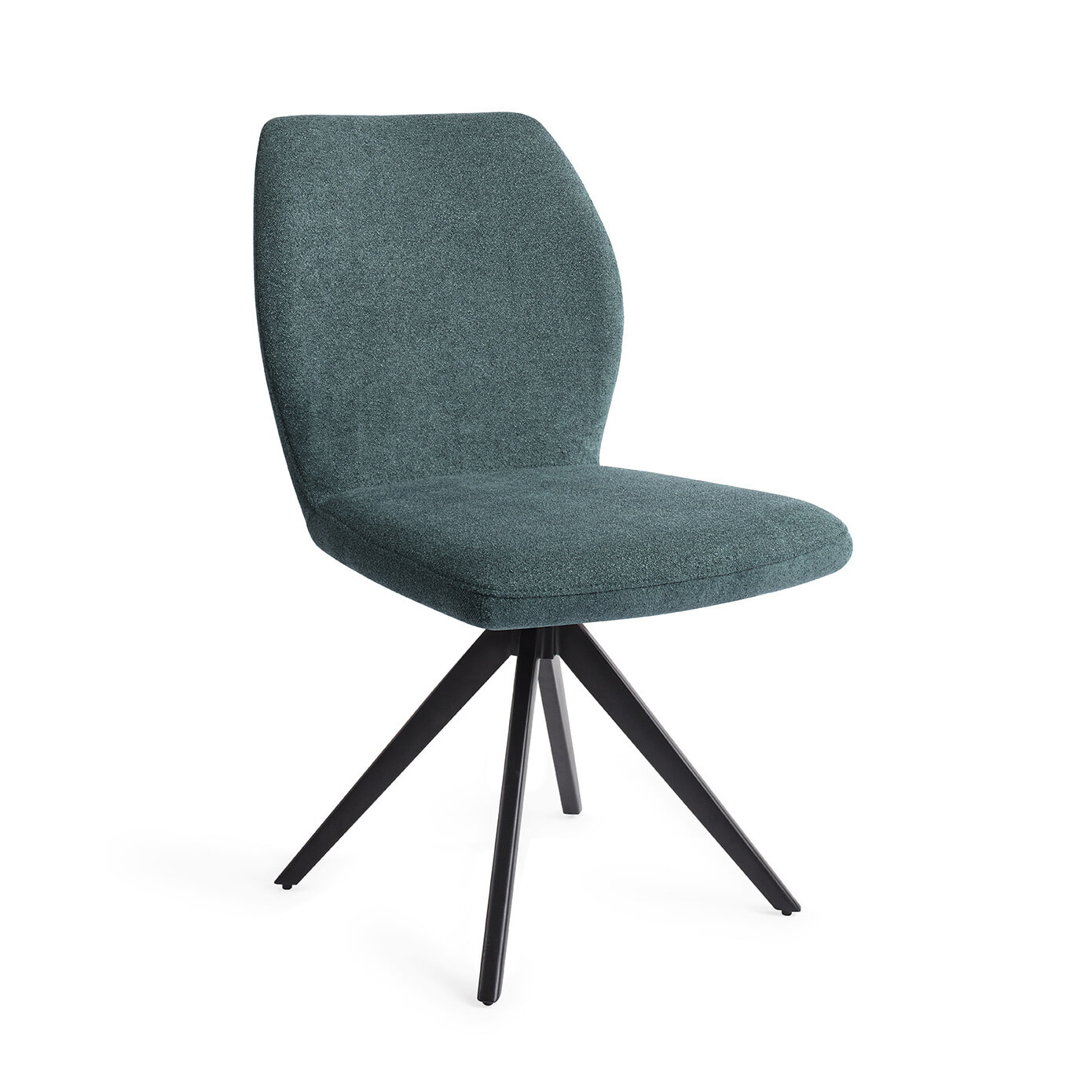 Jesper Home Eetkamerstoel Ikata Turn Black, Draaibaar - Merry Mermaid