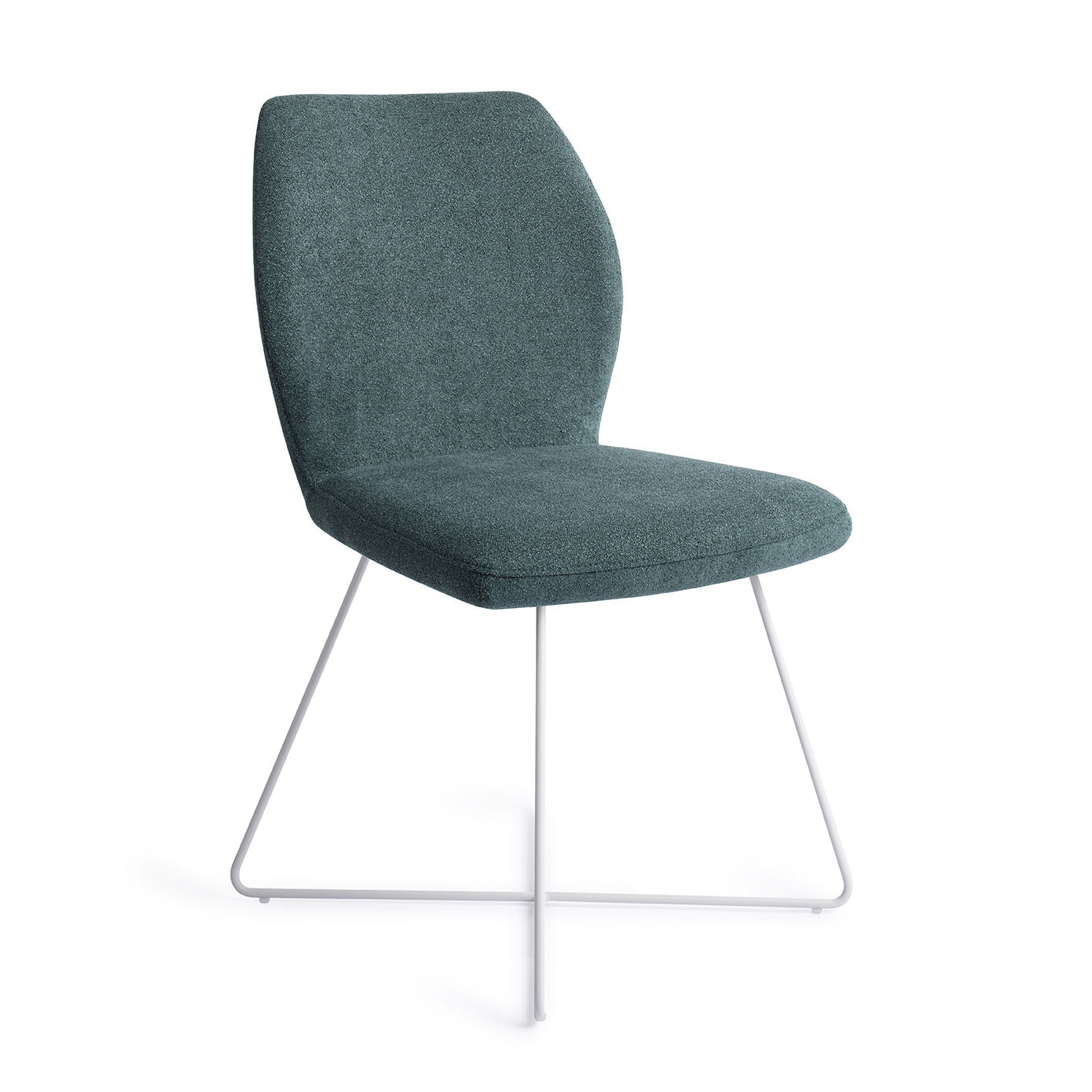 Jesper Home Eetkamerstoel Ikata Cross White - Merry Mermaid