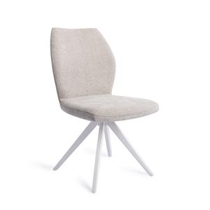 Jesper Home Eetkamerstoel Ikata Turn White, Draaibaar - Pretty Plaster