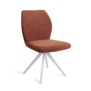 Jesper Home Eetkamerstoel Ikata Turn White, Draaibaar - Cosy Copper