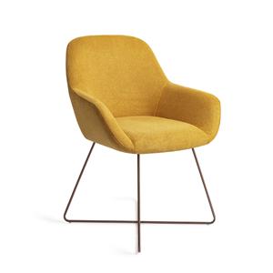 Jesper Home Eetkamerstoel Kushi Cross Rose - Sweet Corn