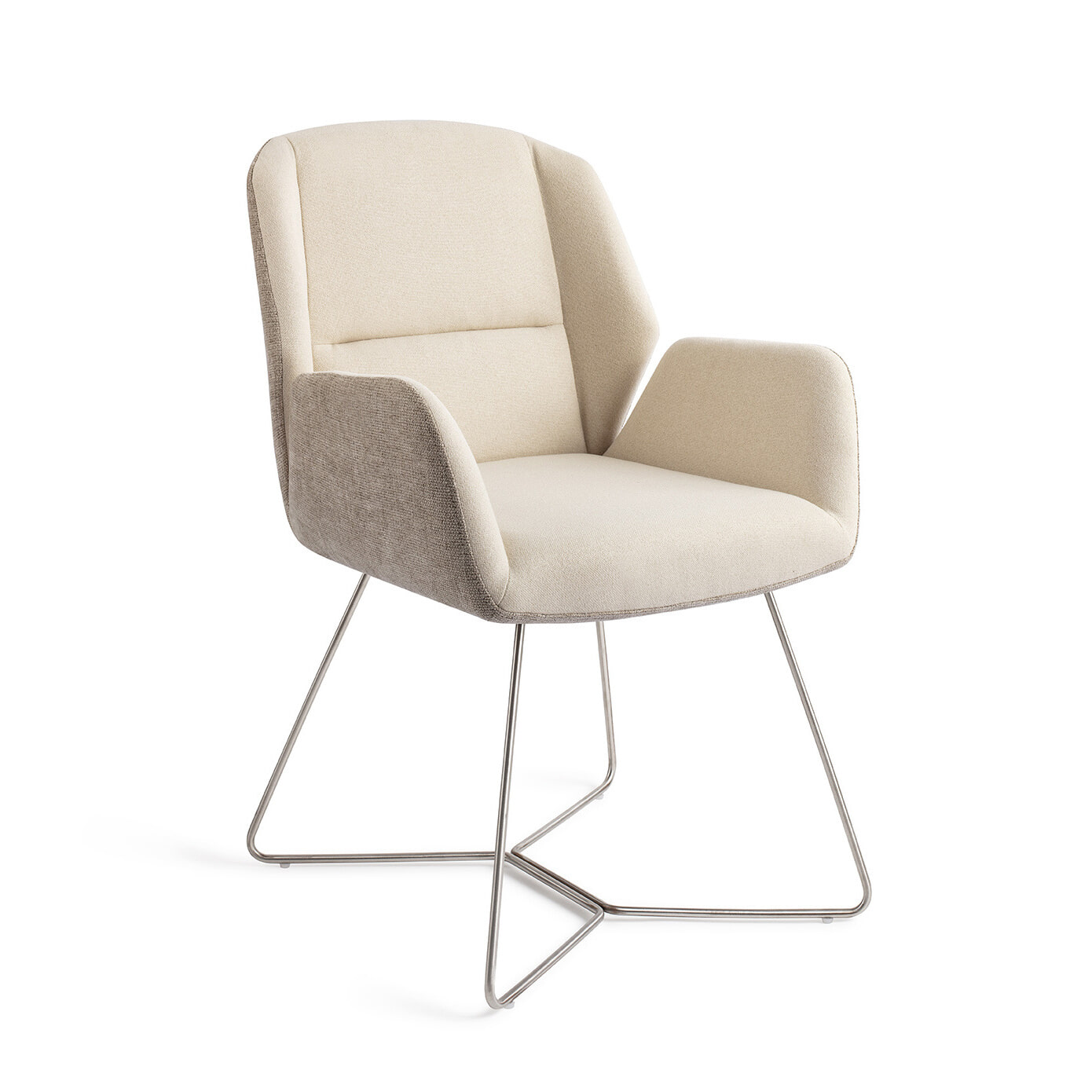 Jesper Home Eetkamerstoel Myoko Beehive Steel - Sandy Hill