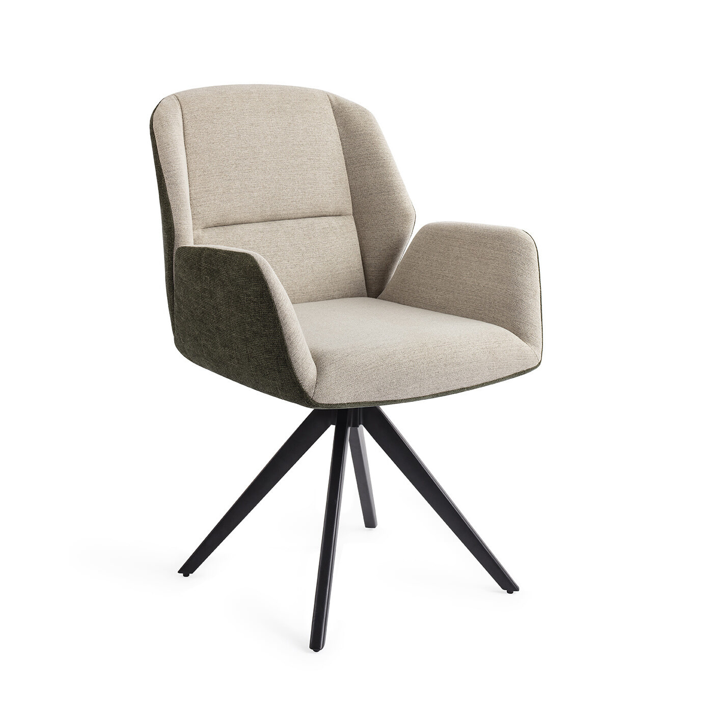 Jesper Home Eetkamerstoel Myoko Turn Black, Draaibaar - Popeye