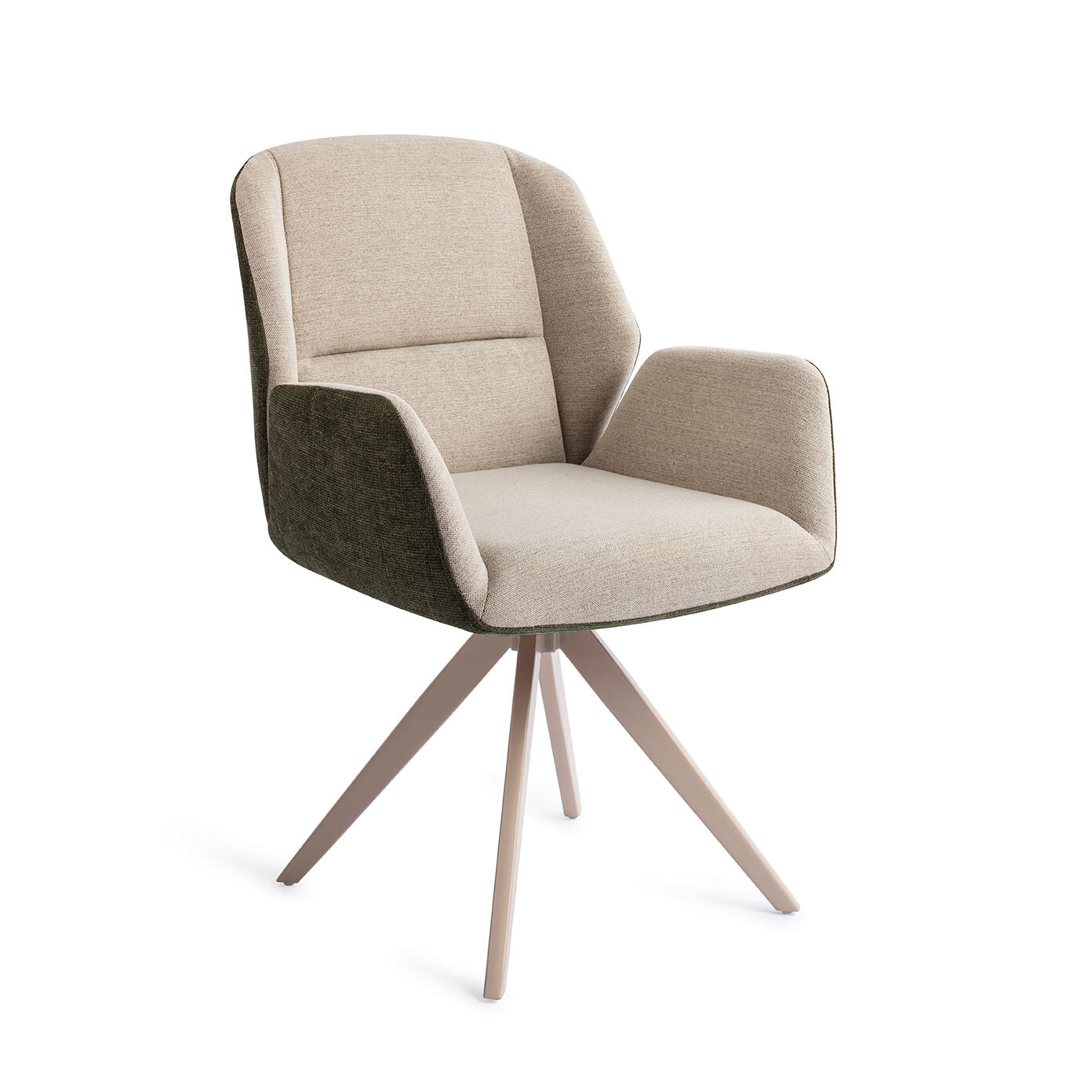 Jesper Home Draaibare Eetkamerstoel Myoko Turn Beige - Popeye