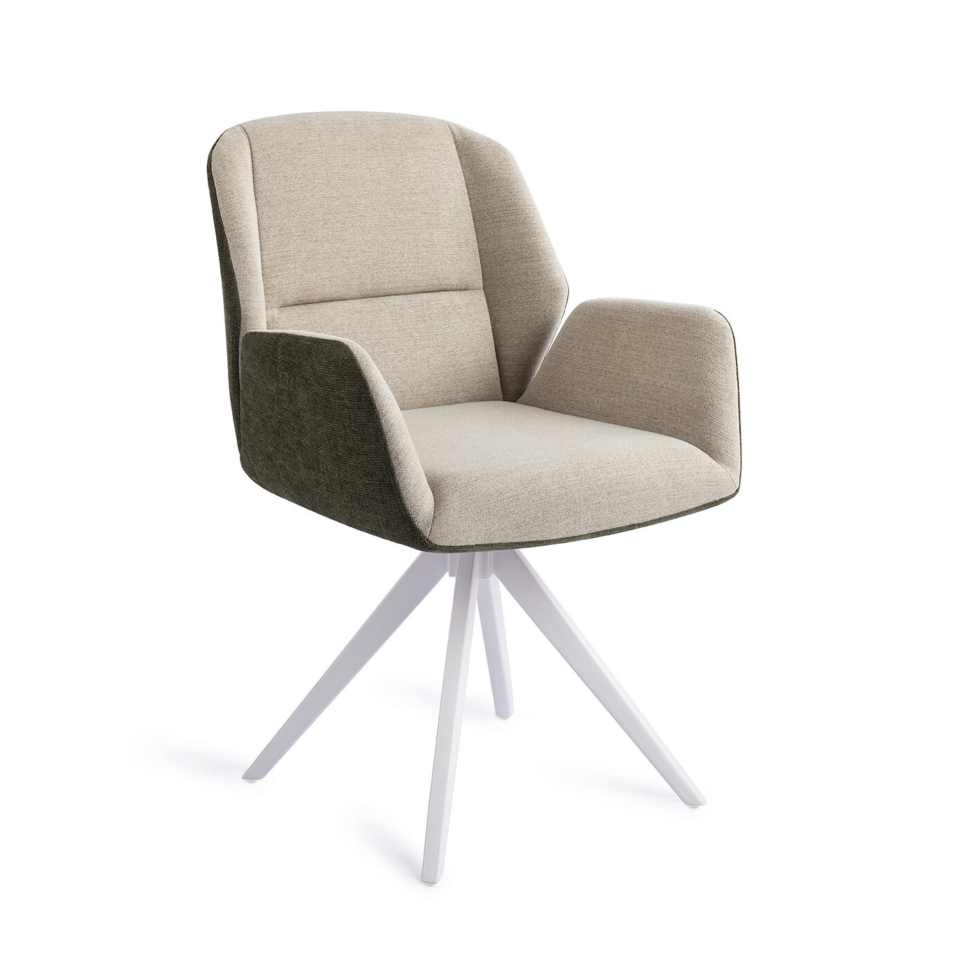 Jesper Home Eetkamerstoel Myoko Turn White, Draaibaar - Popeye