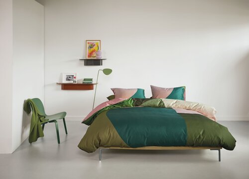 Dutch Design Dekbedovertrek Abbey Road Groen 200x200/220 cm