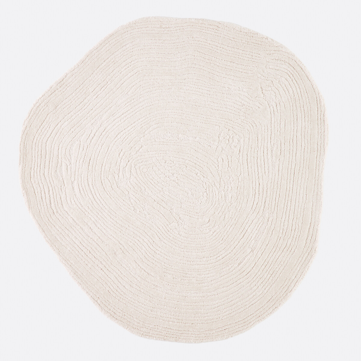 LA REDOUTE INTERIEURS Wollen vloerkleed in kiezelvorm, Ostia