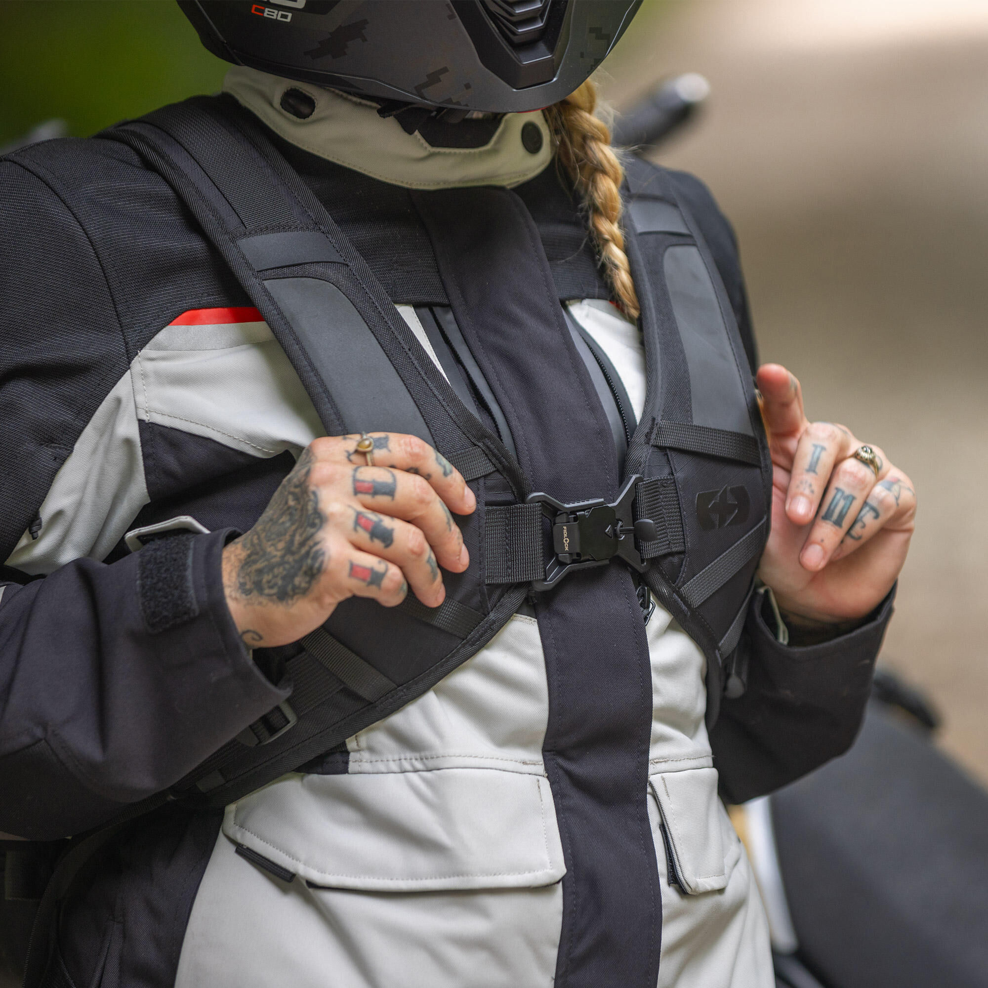 Atlas B-10 Advanced Backpack, Motorrugzak, Zwart