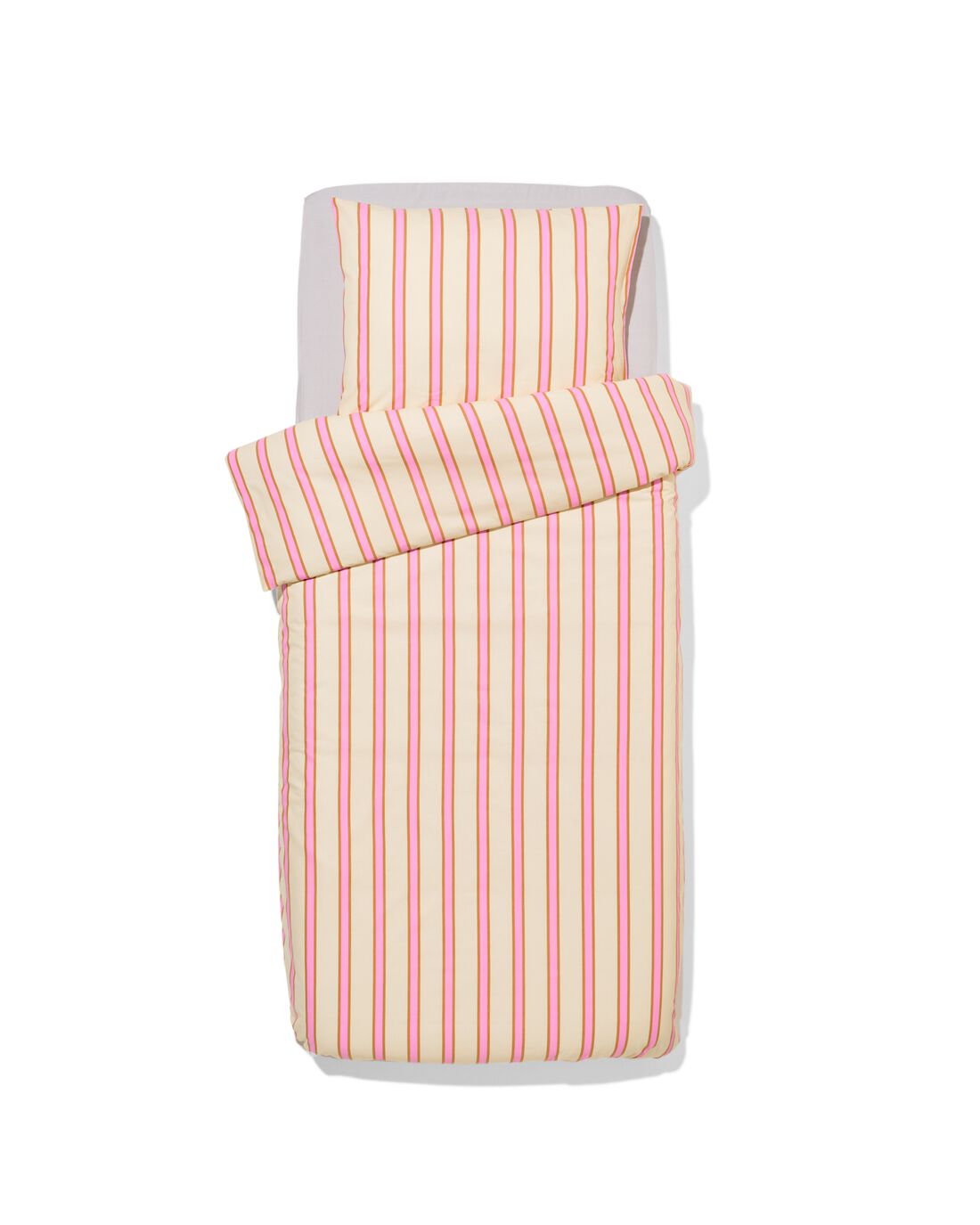 HEMA Dekbedovertrek 140x200/220cm tompouce (multi)