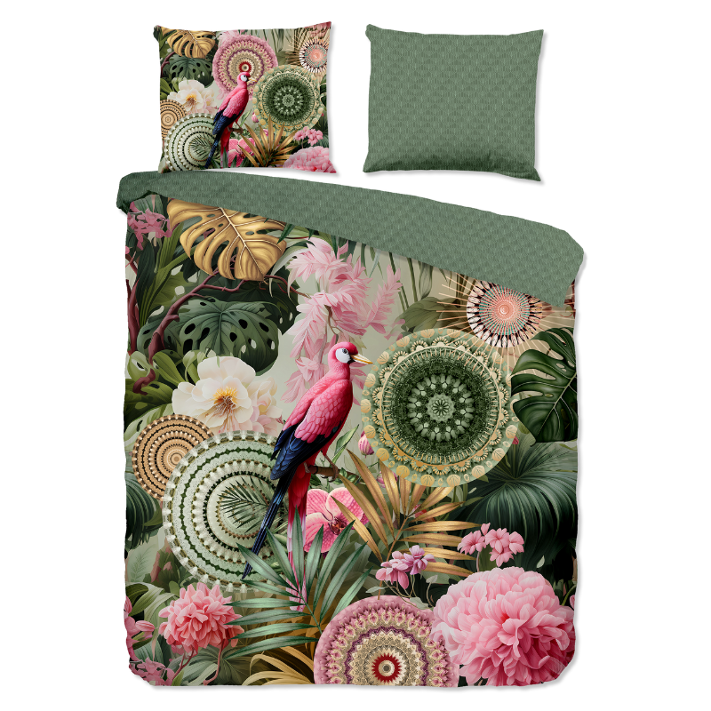 HIP Dekbedovertrek Katoen Satijn Palay Tweepersoons (200x200 Cm) Katoen Satijn  - Overtrek - 200x200 Cm (Tweepersoons) -  - 