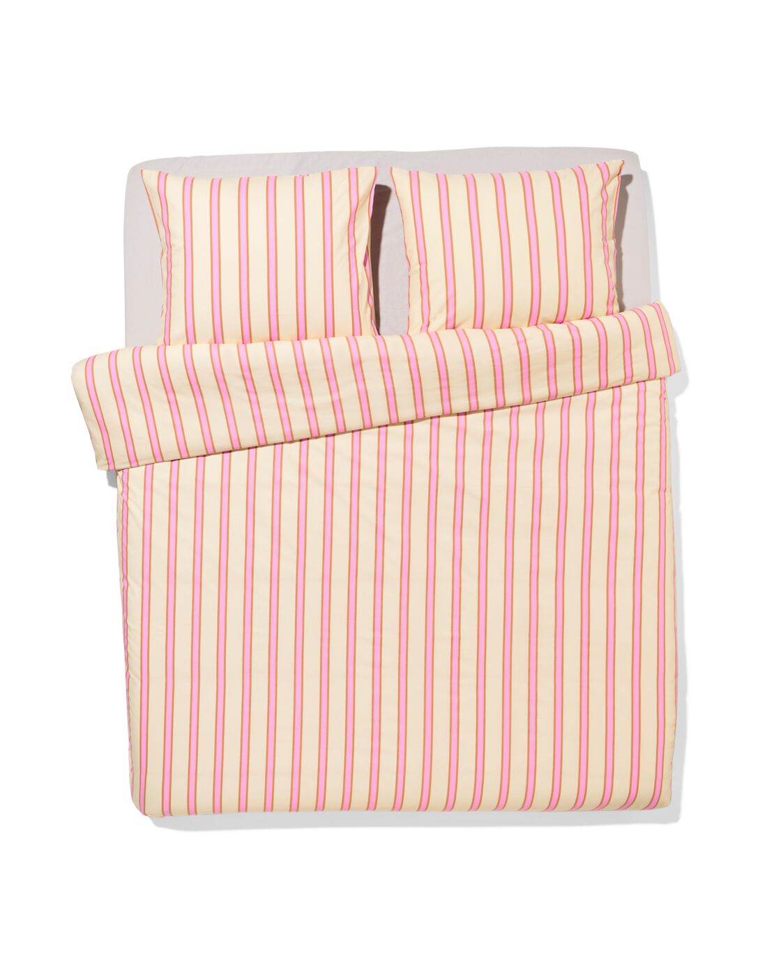 HEMA Dekbedovertrek 200x200/220cm tompouce (multi)