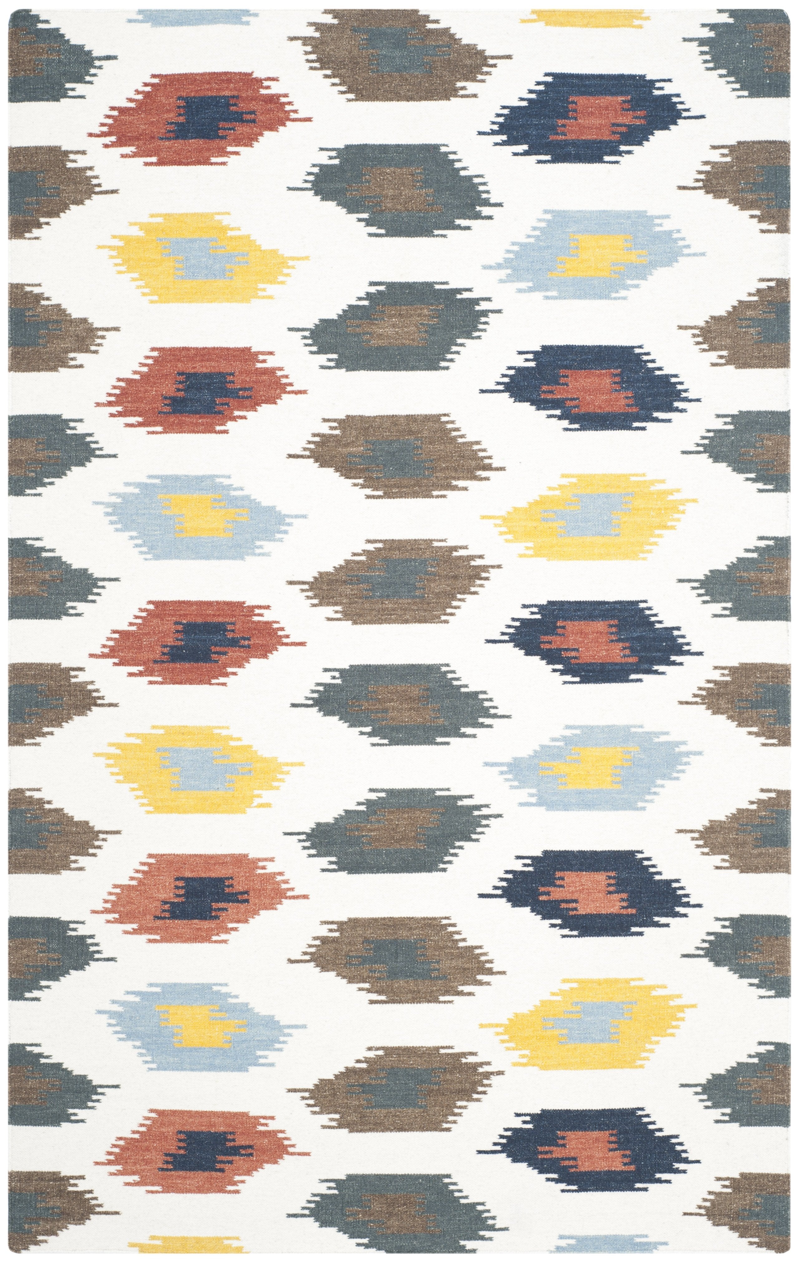 Safavieh Vloerkleed Allegra Dhurrie wol handgemaakt | 