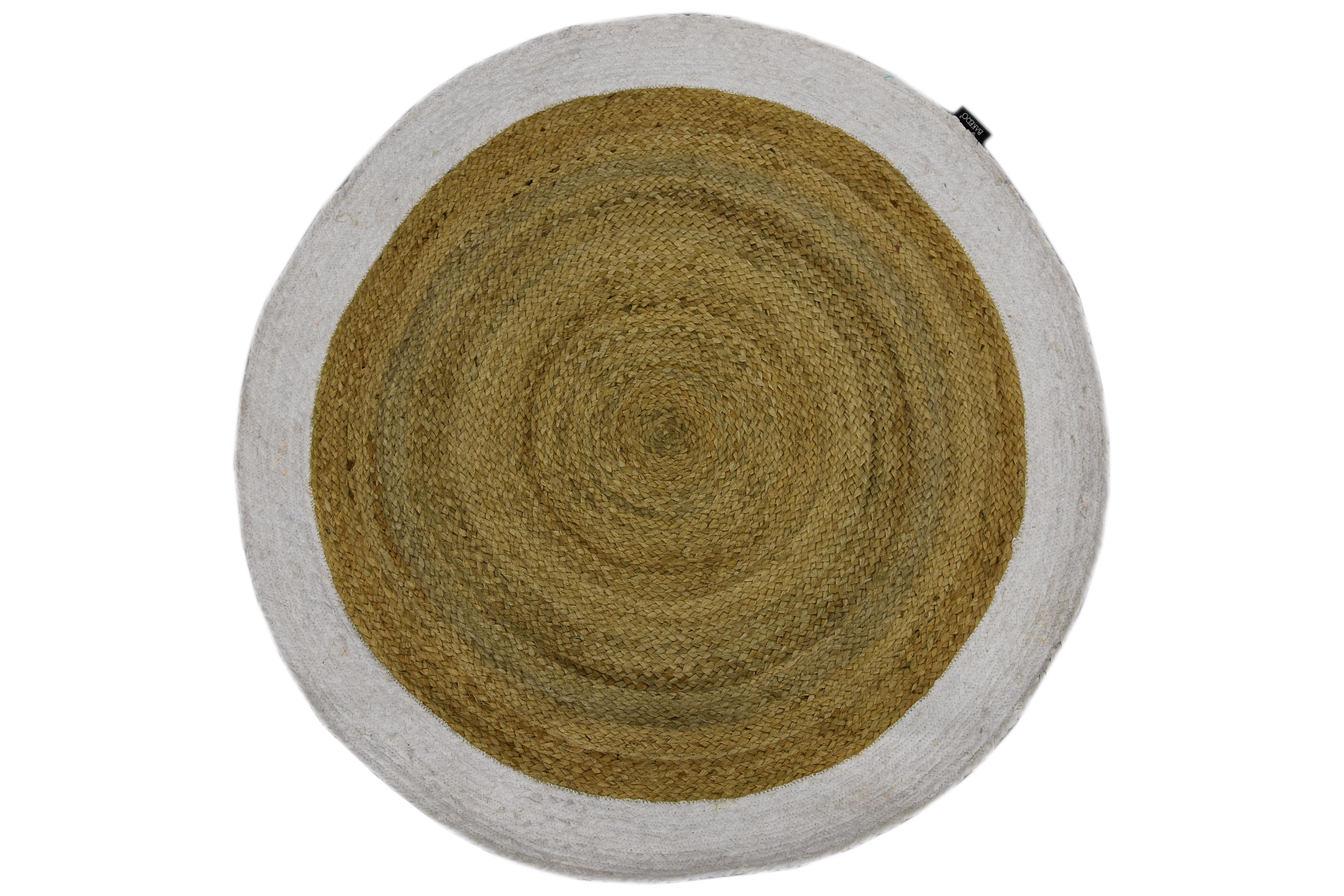 Bakero Vloerkleed Rosi rond handgemaakt jute | 