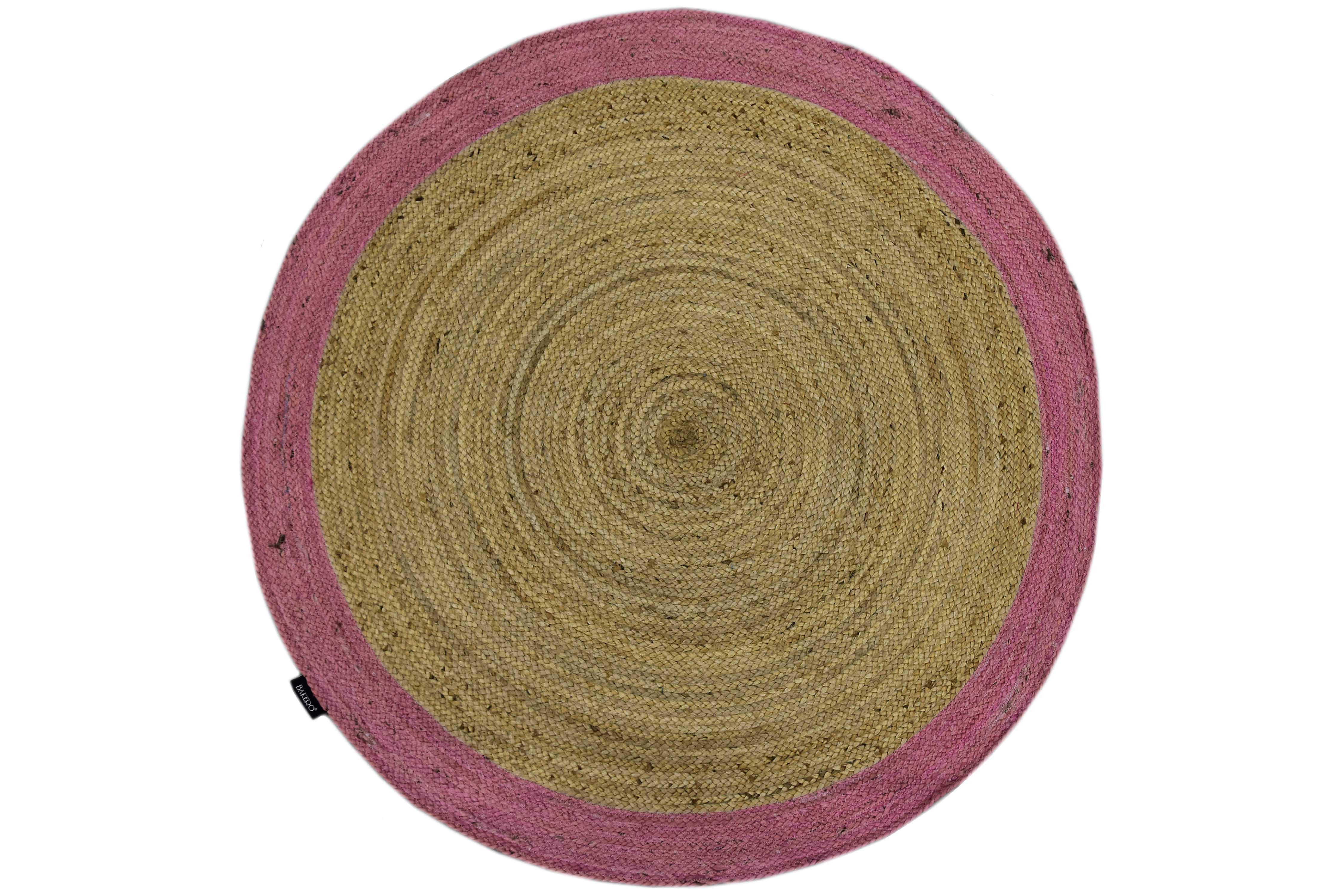 Bakero Vloerkleed Rami rond handgemaakt jute | 