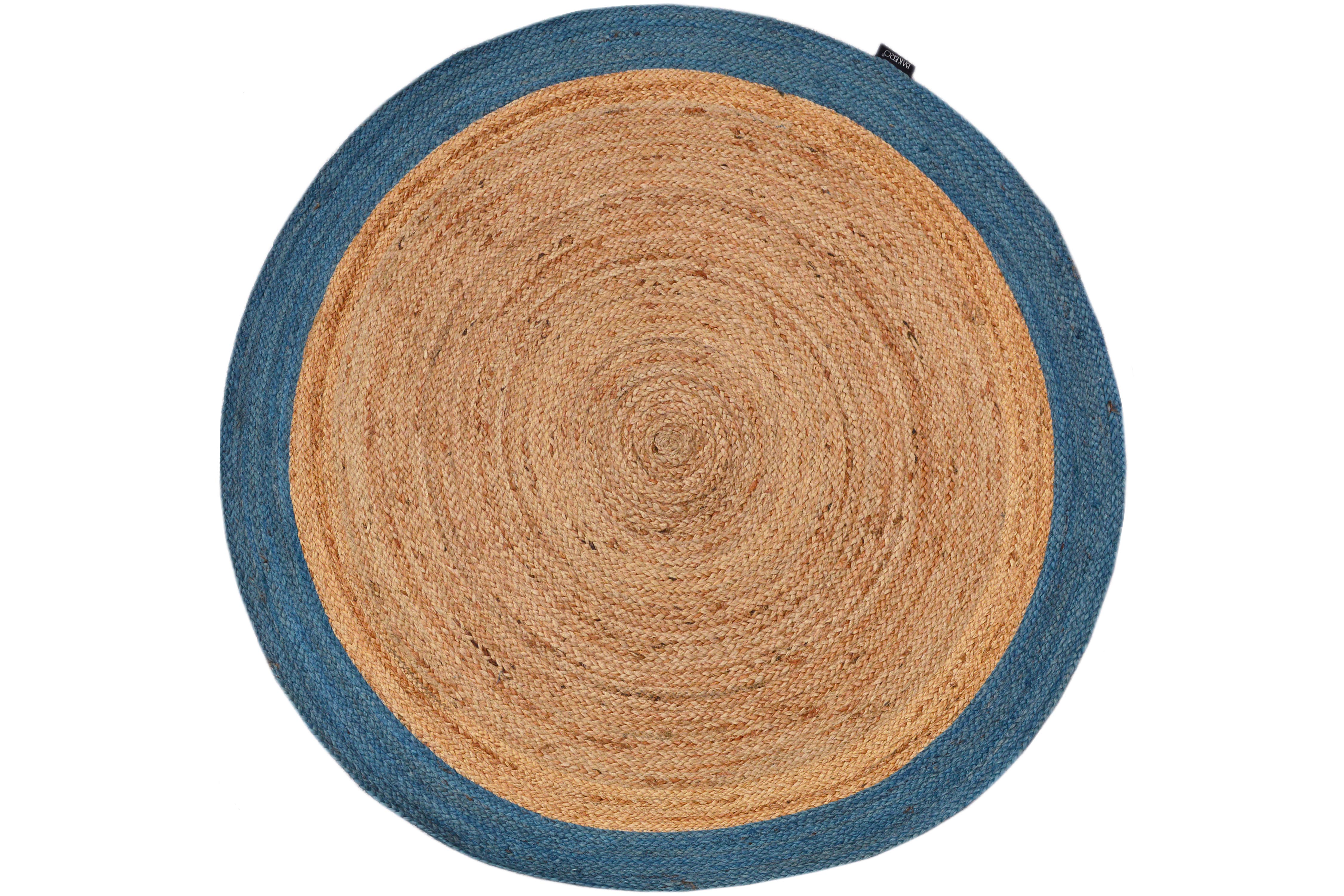 Bakero Vloerkleed Rylie rond handgemaakt jute | 