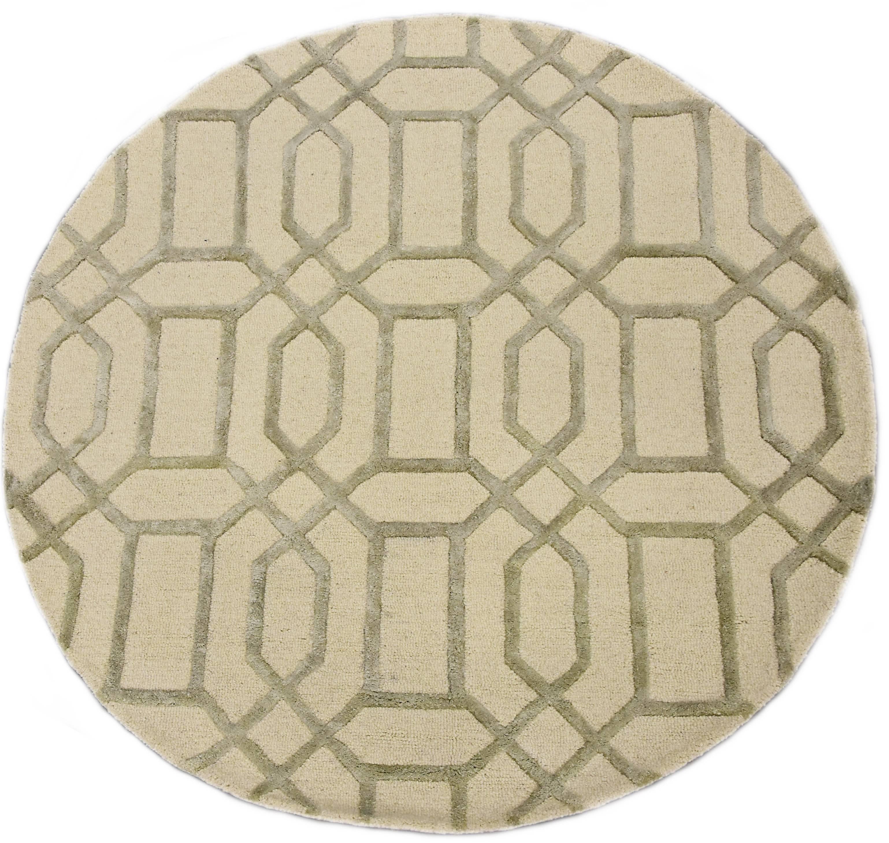 Bakero Vloerkleed Vegas rond handgemaakt wol |