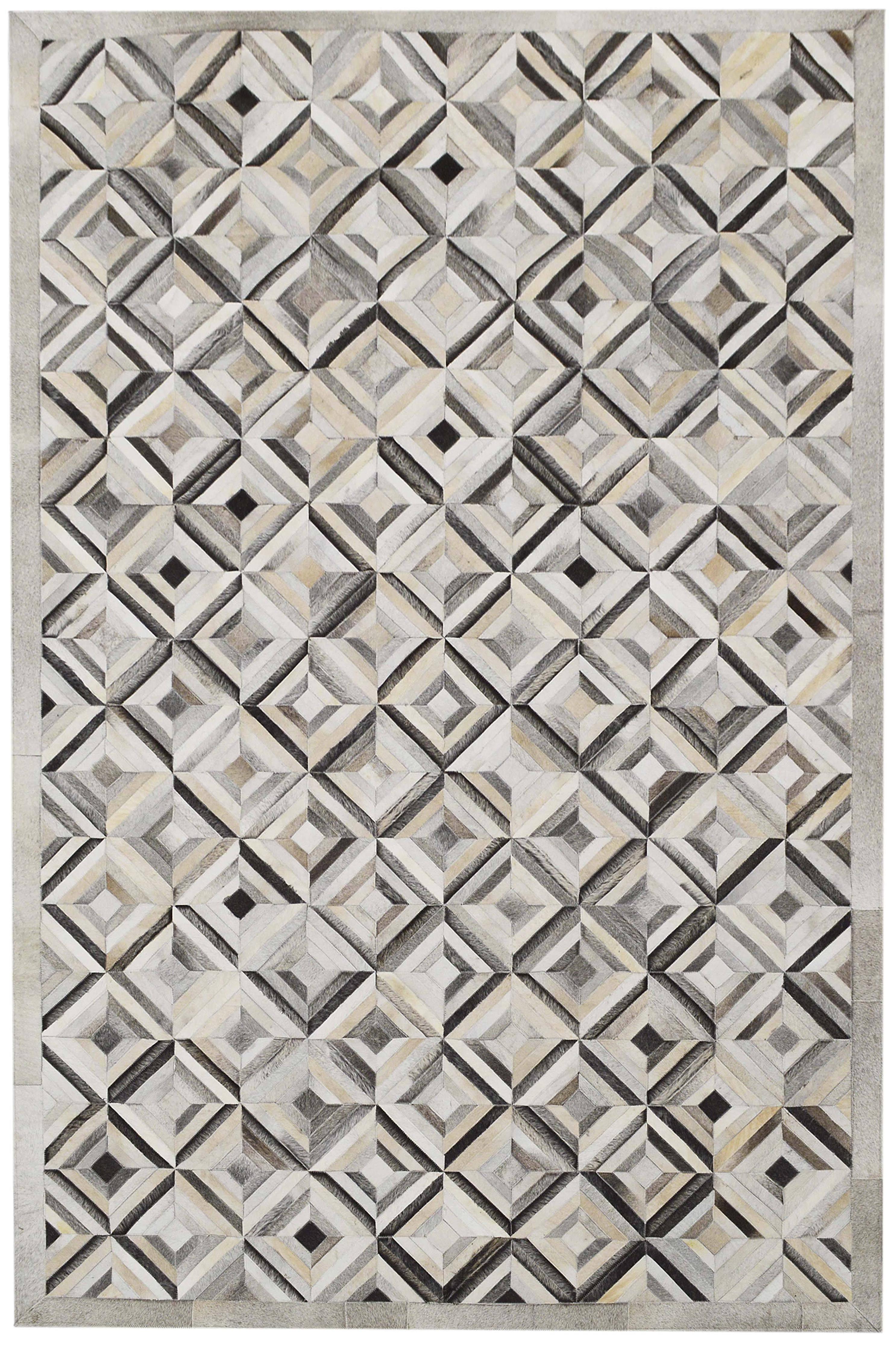 Bakero Vloerkleed Pauleine handgemaakt leer |