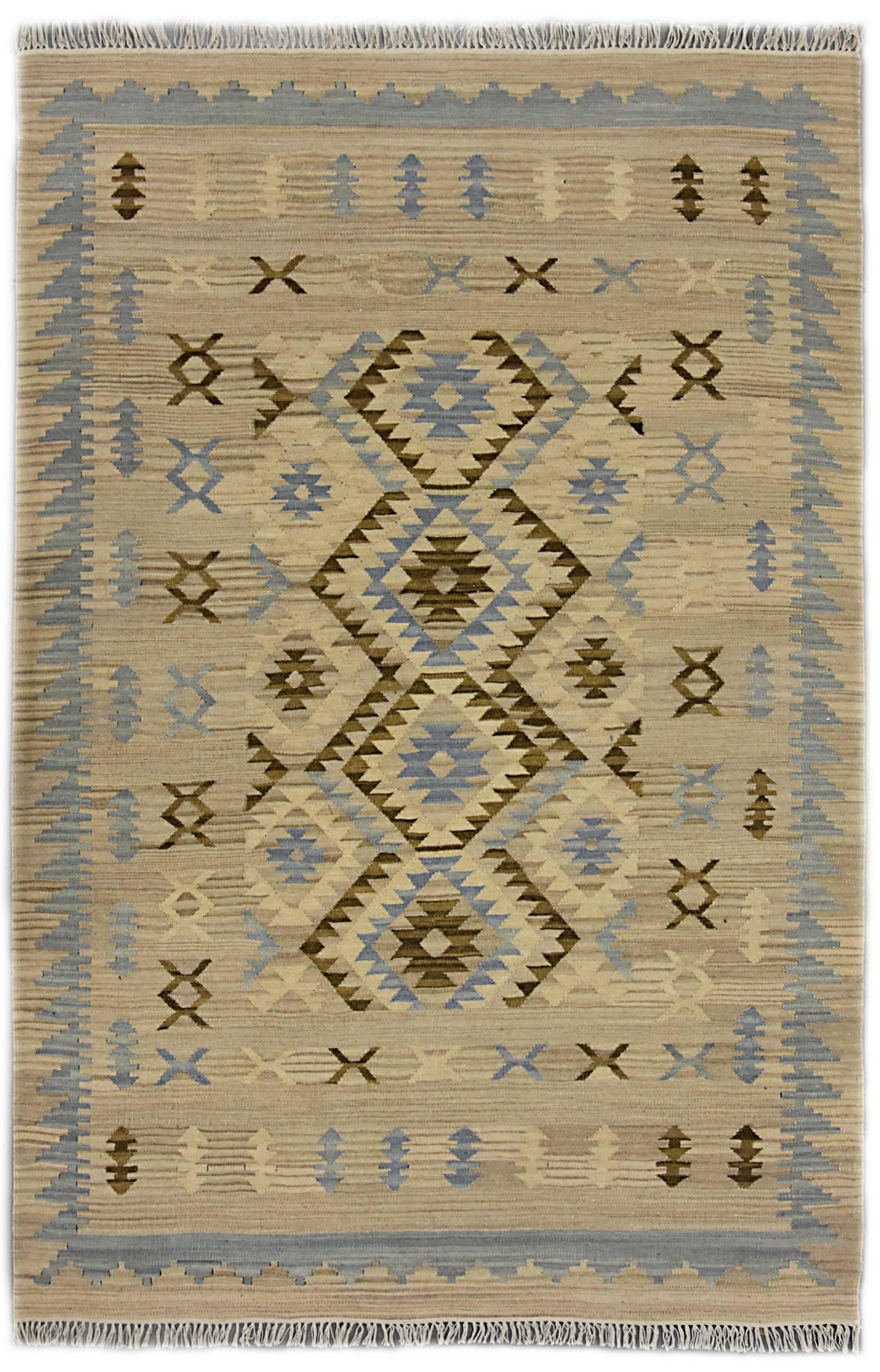 Bakero Vloerkleed Kelim handgemaakt wol | 