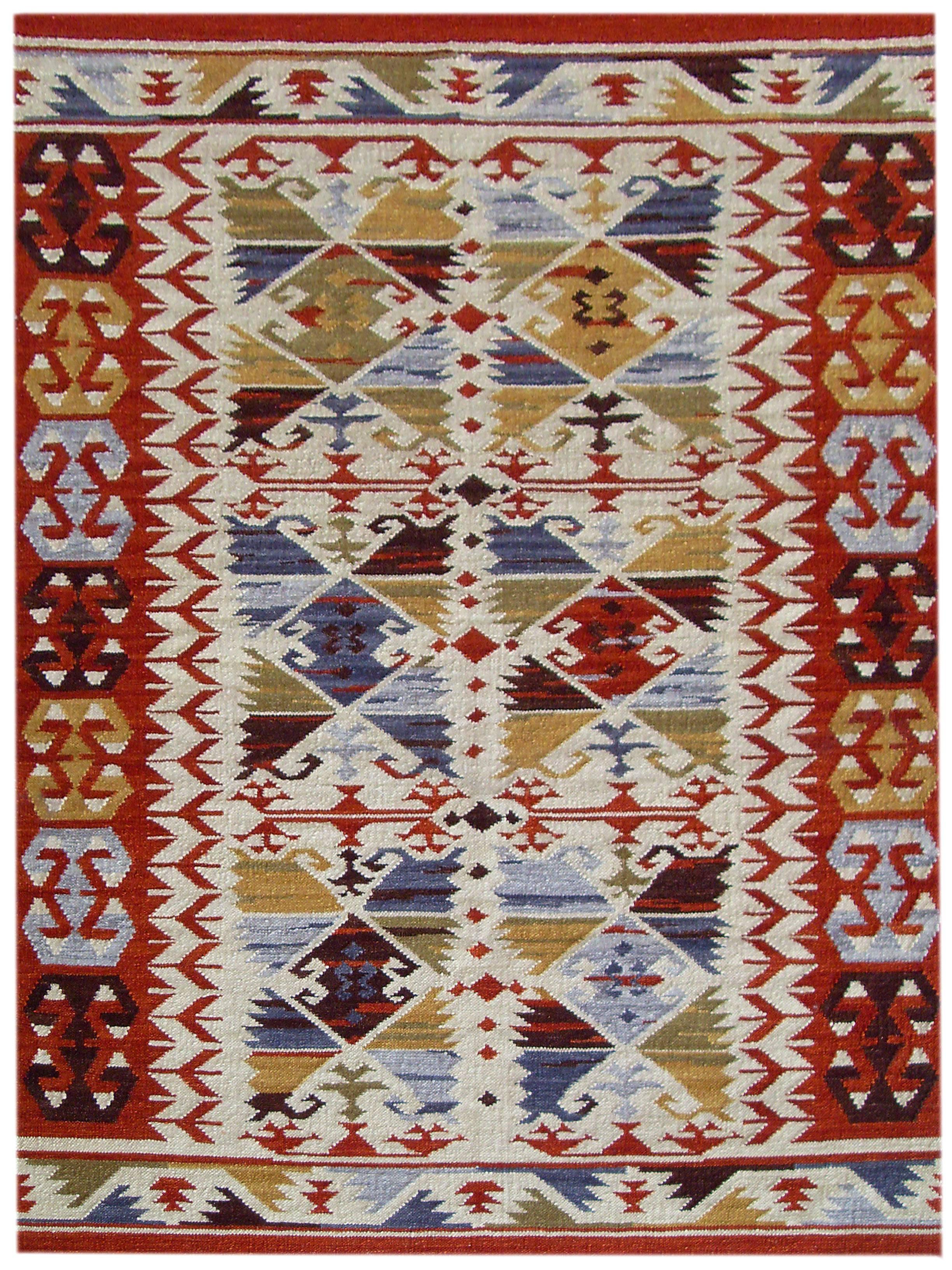 Bakero Vloerkleed Kilim Classic Laagpolig wol |