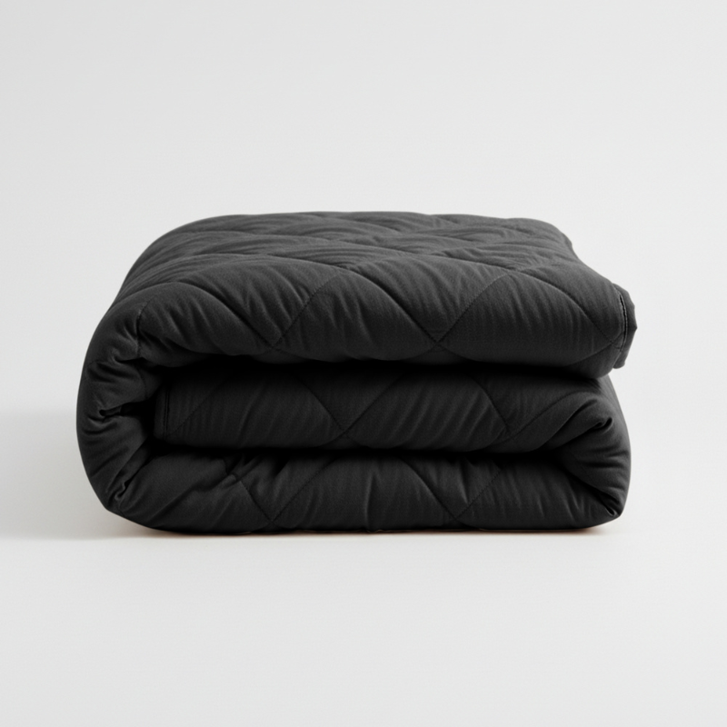 Zydante Wasbaar Easy Dekbed Zonder Overtrek - Zonder Overtrek Percale Katoen Donkergrijs - Exclusief Kussensloop - 200x200 Cm (Tweepersoons) -  - 