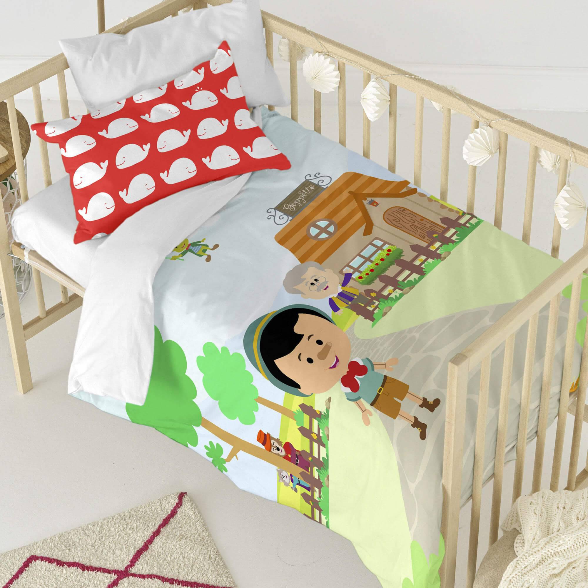 Mr Fox Dekbedovertrek Wooden Puppet | 