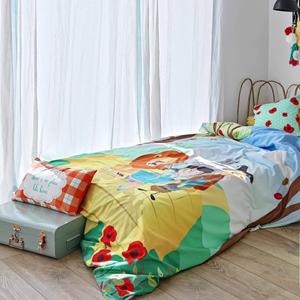 Mr Fox Dekbedovertrek Yellow Bricks &VerticalLine; 