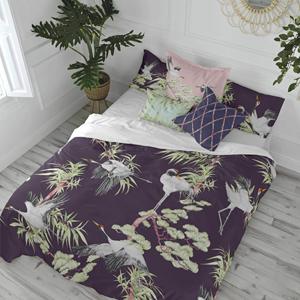 Happy Friday Dekbedovertrek Cranes &VerticalLine; 