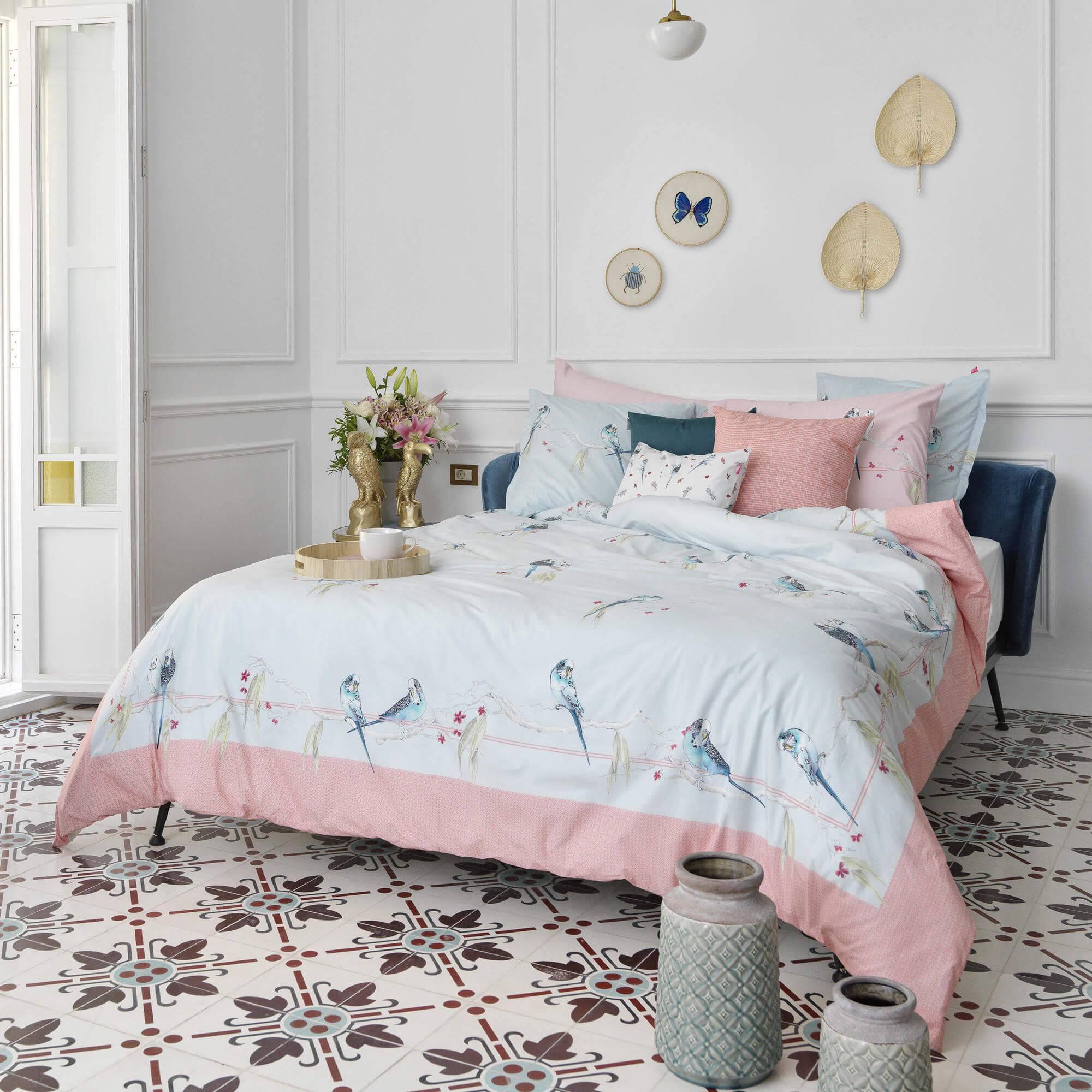 Happy Friday Dekbedovertrek Parakeet | 