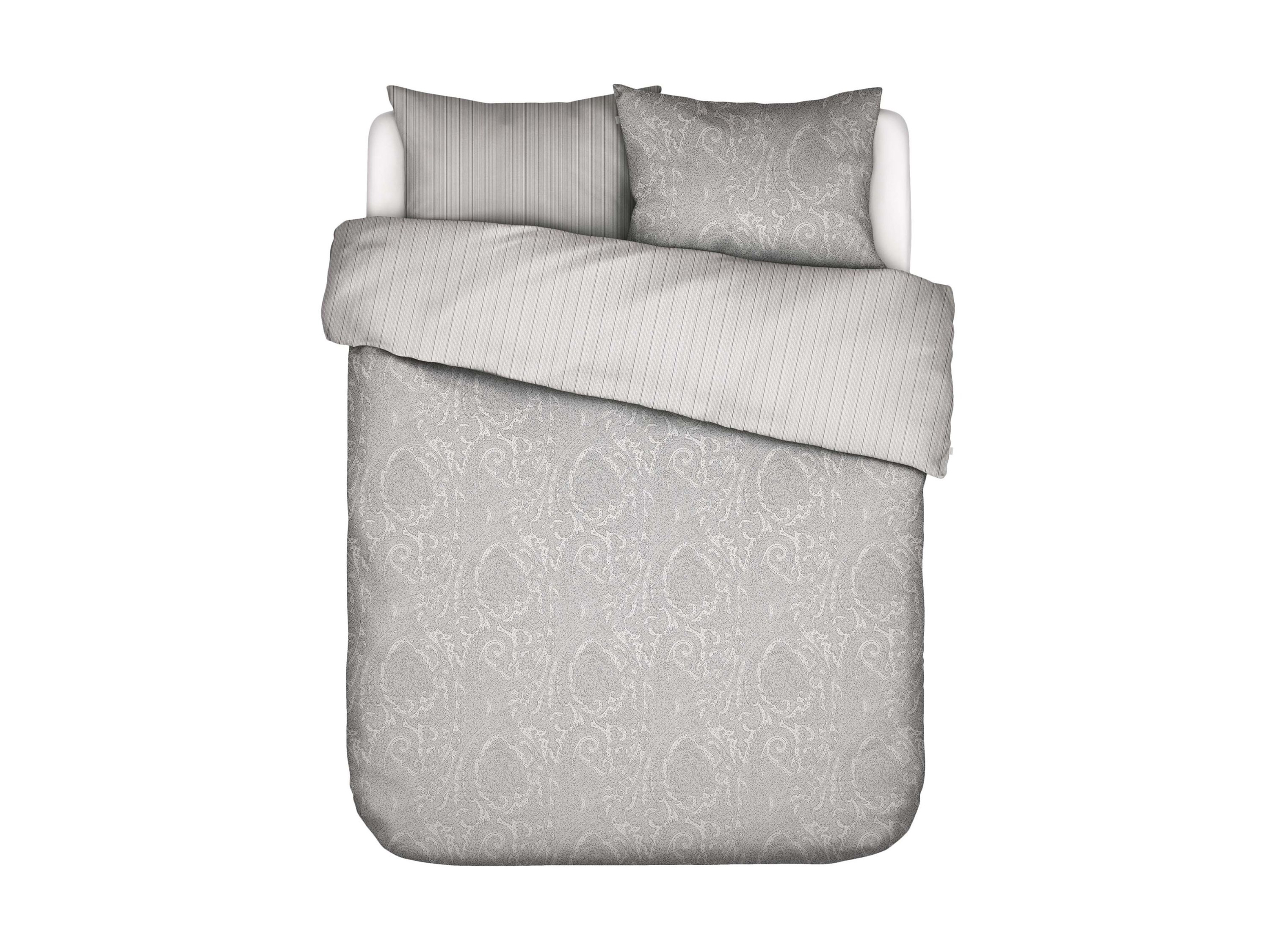 TotaalBED Dekbedovertrek Fabrice Cloud Grey 200 x 200/220 cm