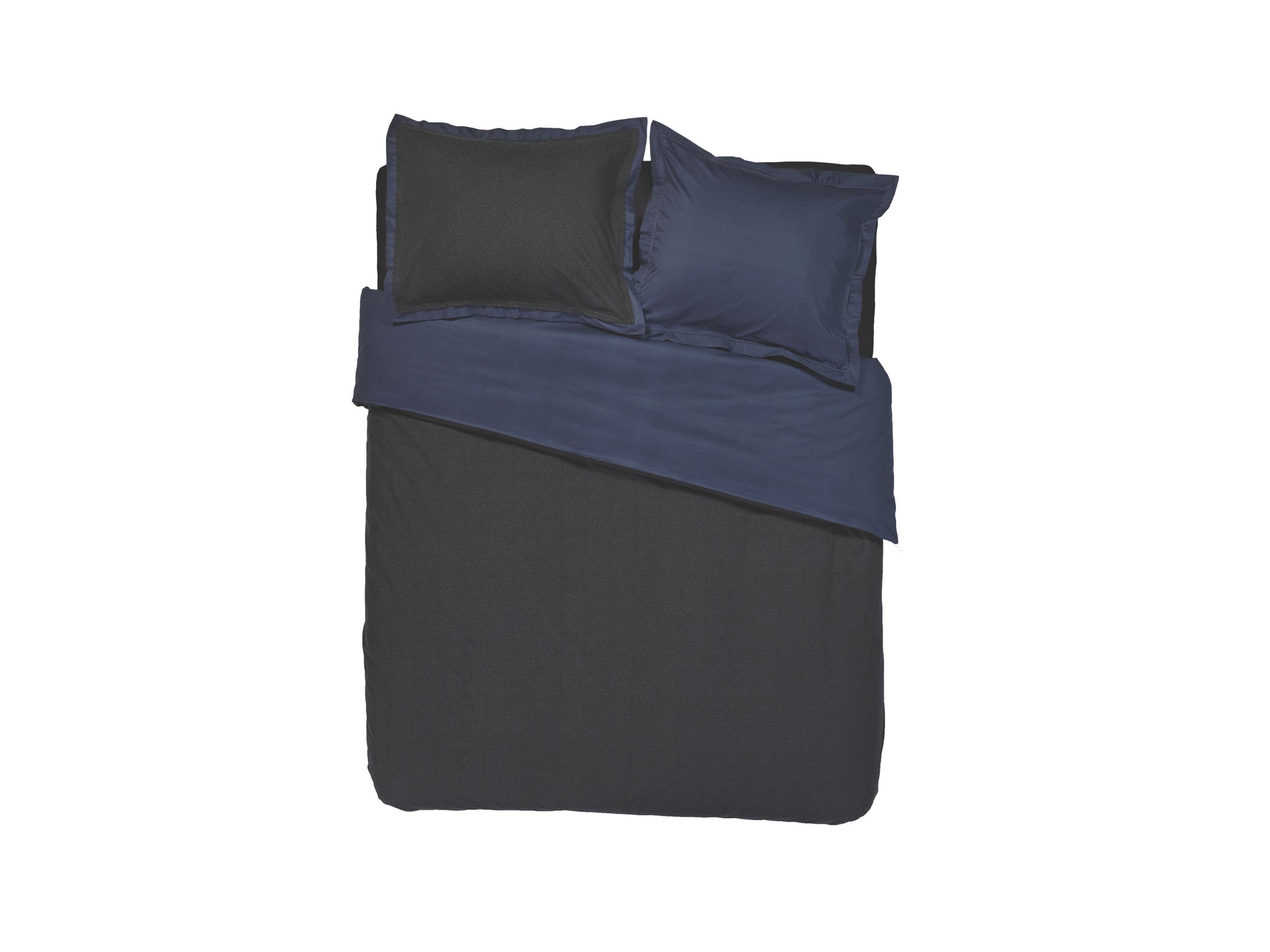 TotaalBED Dekbedovertrek Calligraphy Bird Blue 200 x 200/220 cm