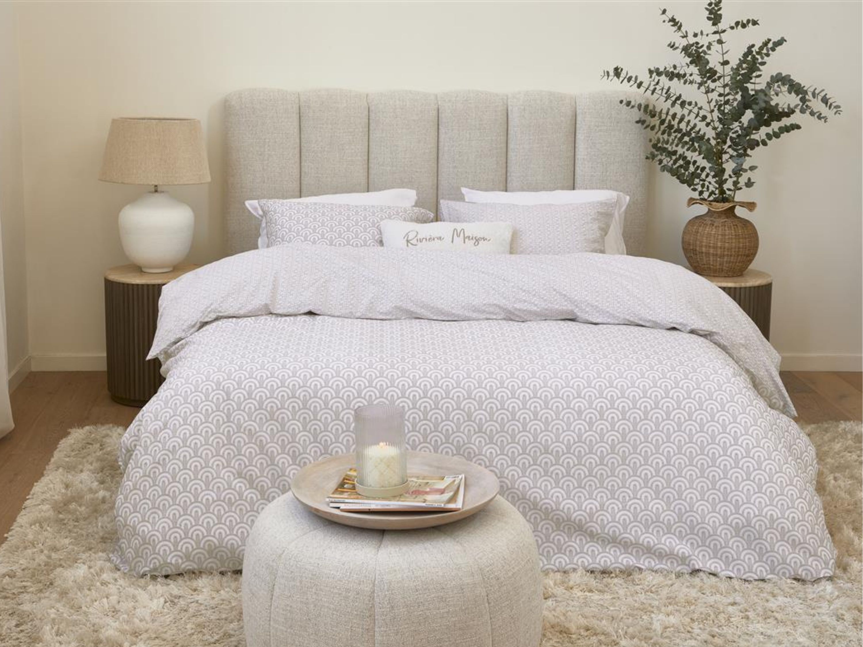 TotaalBED Dekbedovertrek Arched Soft Pink