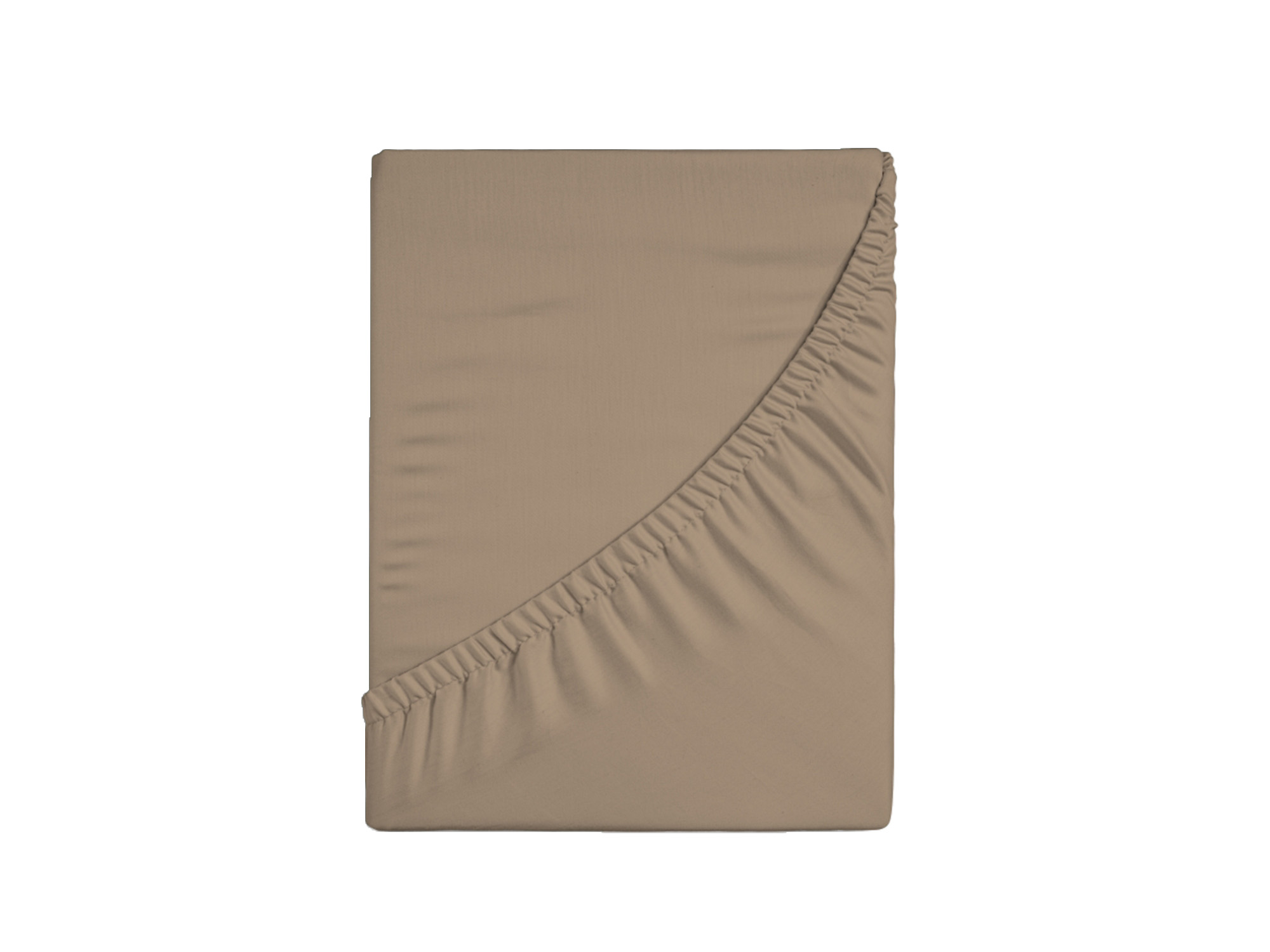 TotaalBED YOON hoeslaken jersey | taupe | 120/140 x 200/210/220 cm