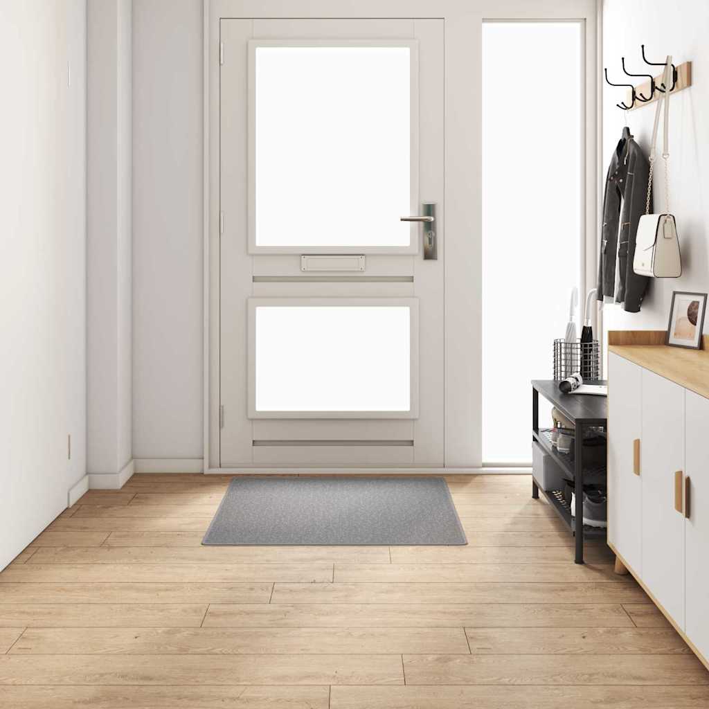 vidaXL Tapijt Loper Lichtgrijs 100 x 100 cm 100% Polypropyleen