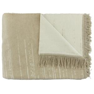 Claudi Plaid Streps Naturel 150x200