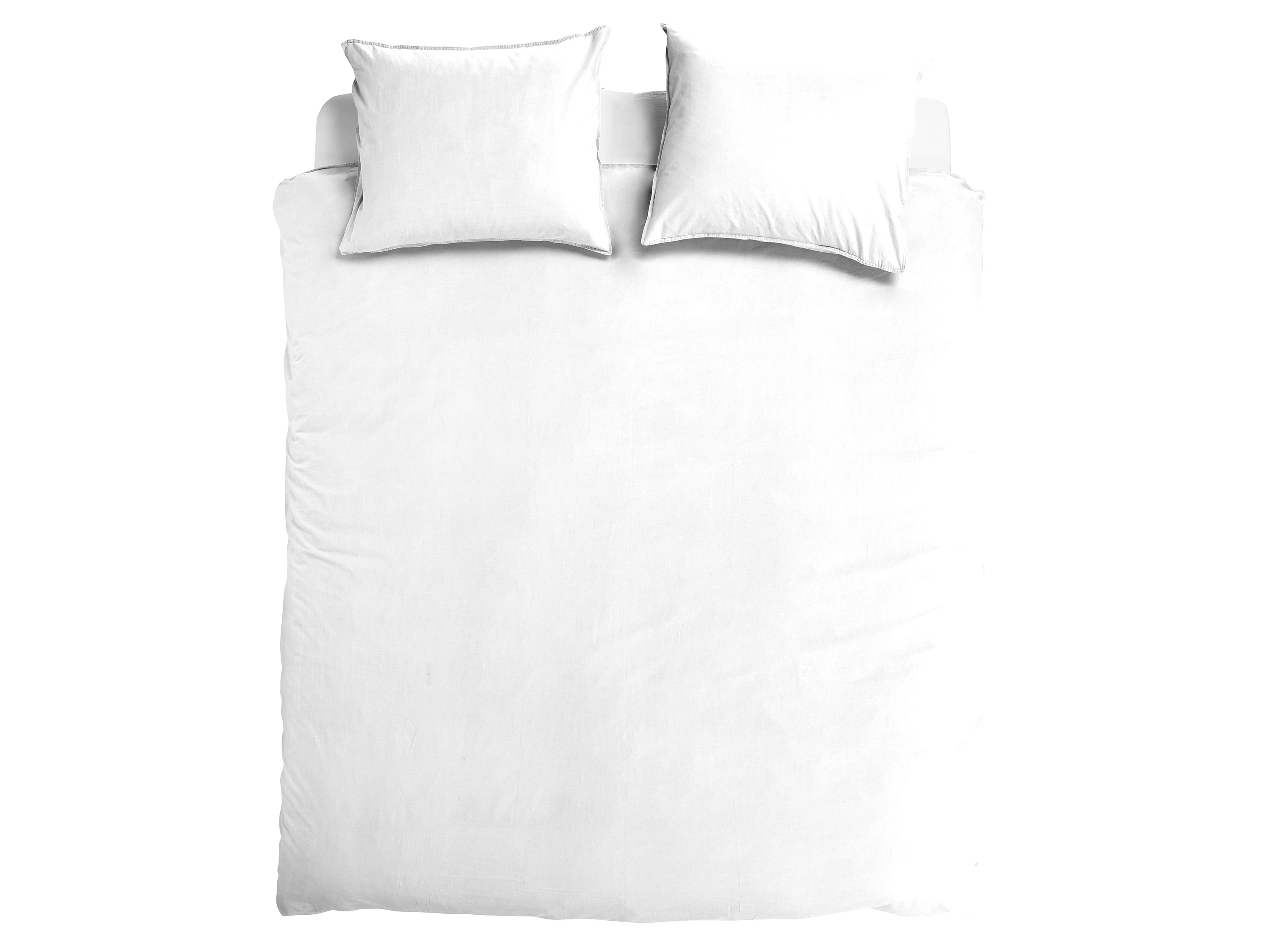 TotaalBED Dekbedovertrek Lou Wit 140 x 200/220 cm