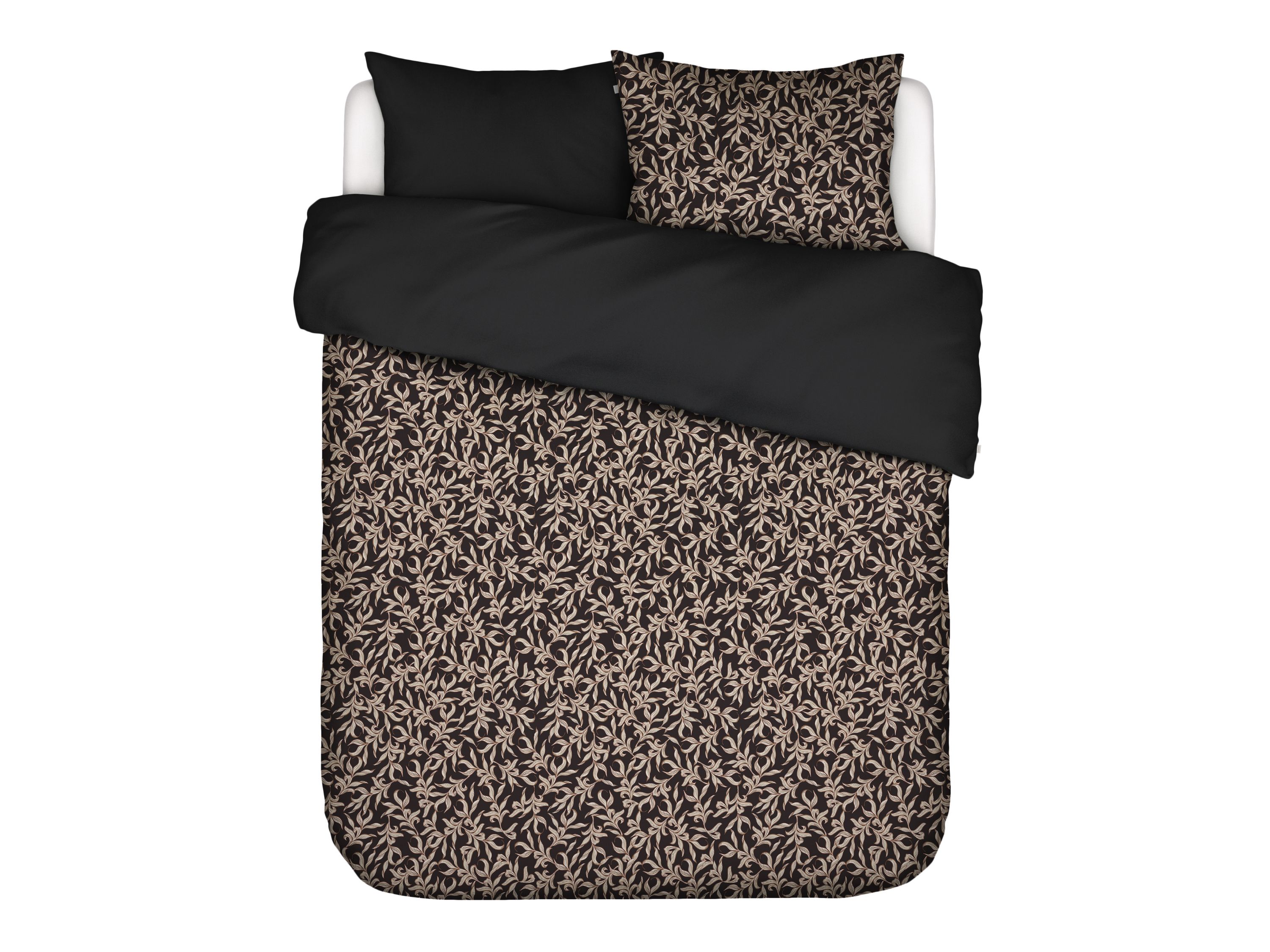 TotaalBED Dekbedovertrek Juliette Almost Black 240 x 200/220 cm