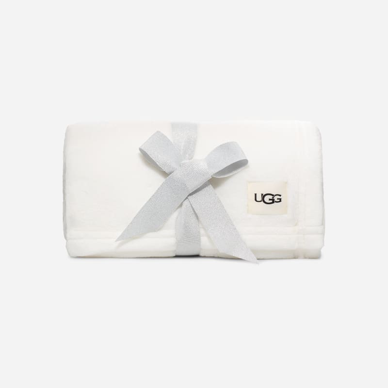 Ugg Bartlet-plaid voor Home in Cream, Maat NA, Fleece