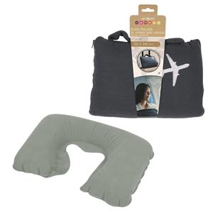Benson Reisdeken met reiskussen - fleece - nekkussen - opblaasbaar -