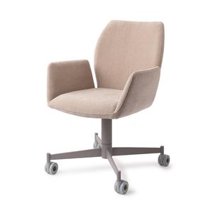 Jesper Home Eetkamerstoel Misaki Caster Grey - Sand Strand