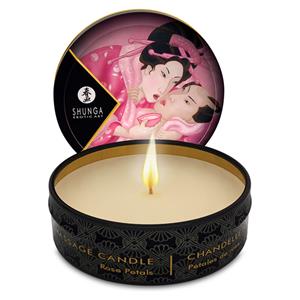 Shunga - Massage Candle Rose Petals 30 ml