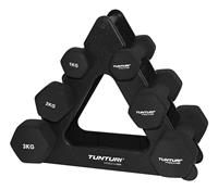 Tunturi Neopren dumbbell stand w. dumbbells