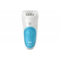 Braun Silk-épil 5 5-511 Kabelloser Wet & Dry Epilierer mit einem Aufsatz blau