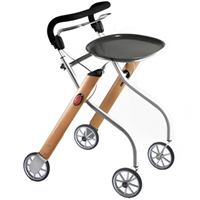 Wohnungs-Rollator Let's Go klappbar, mit 1-Hand-Bremse - WEITERE