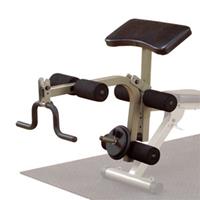 (Best Fitness) Leg Developer & Preacher Curl Uitbreiding - Rood