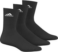 Adidas 3 Pack Sokken Zwart Lang