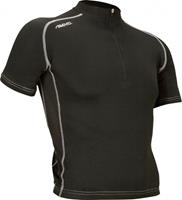 Avento fietsshirt heren polyester zwart/wit maat M