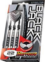 Harrows Black Jack Steeldart dartpijlenset