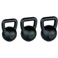 Tunturi Kettlebell - 4 kg - Zwart - incl. gratis fitness app