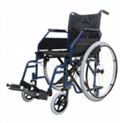 Opvouwbare rolstoel - Blauw - 