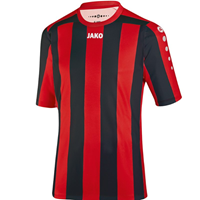 Jako Inter Shirt Met Korte Mouwen - Junior - Rood/Zwart_116